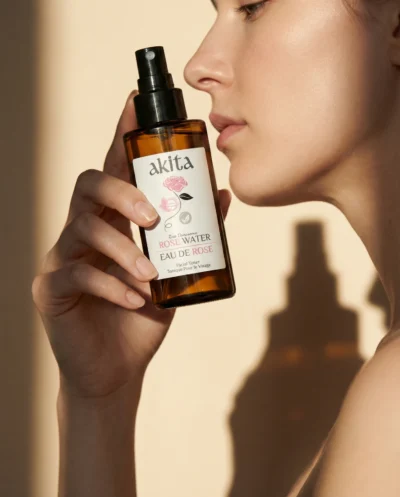 Agua de Rosa Natural Orgánica Sin Desgrasar