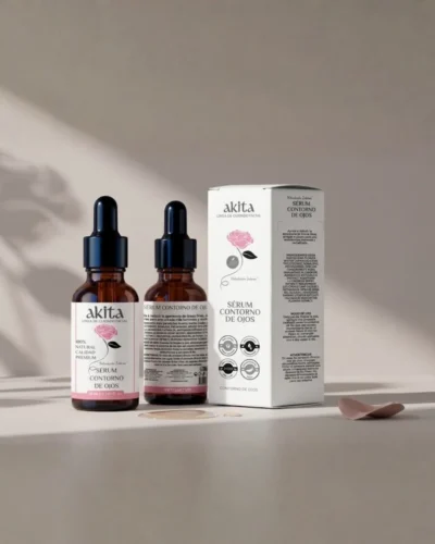 Sérum Natural Contorno de Ojos con Rosa – 30 mL
